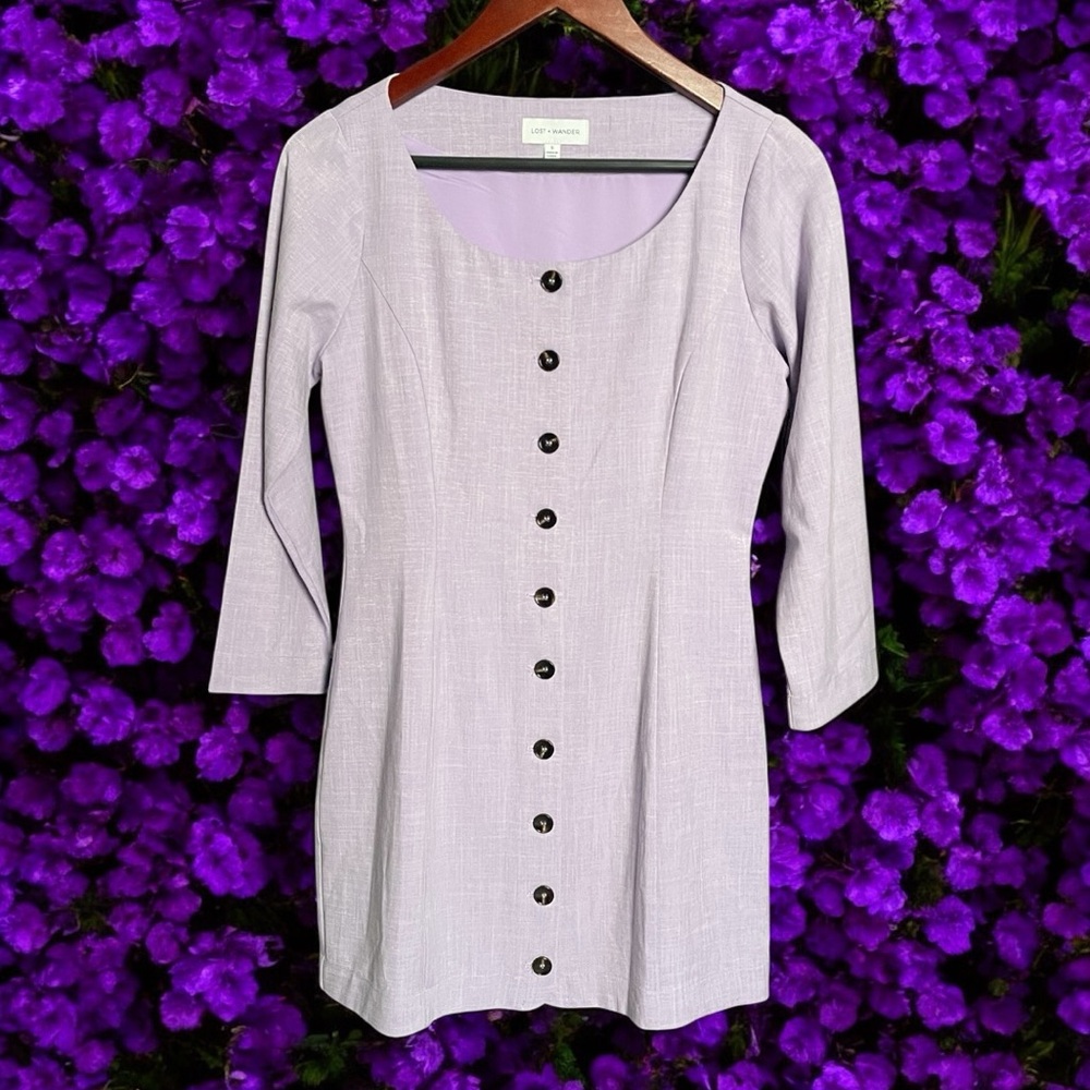 Lost + Wander Lavender Mini Dress